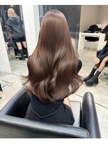 ルル(Lulu)&nbsp;梅田/ブラウン/ベージュ/レイヤー/前髪カット/縮毛矯正/髪質改善