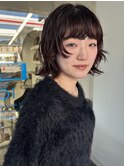 フェイスレイヤーパーマボブショートボブ