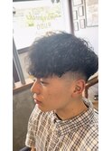 大人セクシースパイラルパーマ
