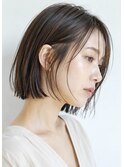 【LOVESTOIKE】耳掛けナチュラルボブ×透明感カラー