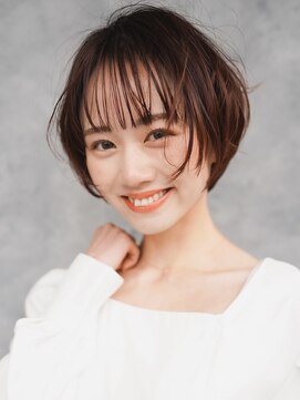 エルマノ 仙川(L mano) 〈○13〉大人ショートハイライト髪質改善キッズカット前髪30代40