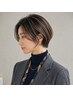 カット+白髪ぼかしハイライト+オンカラー 《透明感のあるカラーに☆》