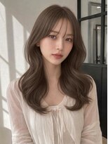 ユーフォリア 青山(Euphoria)&nbsp;透明感カラーくびれヘアハイレイヤー韓国風パーマワンホンヘア◎
