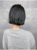 シークレットハイライト_ブルージュ_外ハネボブ_切りっぱなし