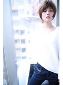 小顔ショートバングアシンメトリー【Cirrus by Cloud zero】