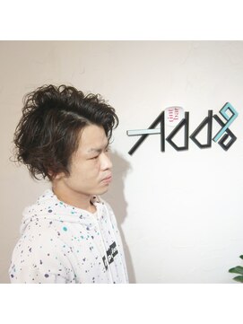 アドナインス(Add9) メンズパーマ アップバング ウェーブパーマ 【伊勢崎市】