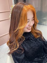 シェリエ(Cherie)&nbsp;オレンジブラウン/クリアオレンジ/フェイスフレーミング