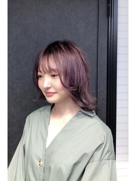 ハコ(ha co) ウルフ パープル