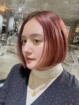 スクリーンギンザメゾン 銀座(SCREEN GINZA MAISON.) クラゲヘアー/小顔に見せるヘア/ココアベージュ/銀座