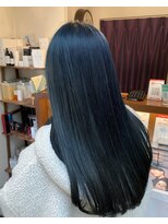 ライズ ヘア ブランド 豊中店(RISE HAIR BRAND)&nbsp;ダークネイビーカラースタイル