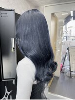 ティアム 渋谷店(Tiam shibuya) ブルーブラック/韓国ヘア/ケアブリーチ/ダブルカラー/渋谷駅