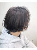 20代30代大人かわいいショートボブx丸み小顔カット