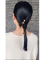 ハイバレーヘアーメゾン(HIGH VALLEY HAIRMAISON) タイトヘアセットお呼ばれヘアセットタイトポニーテール