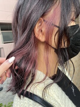 ハグ 横浜(HUG) lavender pink earring color