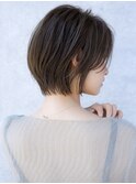 前髪あり大人小顔ショートボブ 30代40代50代【AIN.表参道】川原