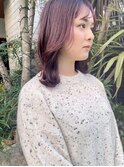【天神赤坂】20代30/ブラウンピンク/艶カラー/艶トリートメント