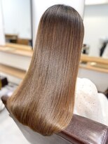 ランプ(Lamp) くびレイヤーグレーベージュニュアンスカラー白髪染め白髪ぼかし