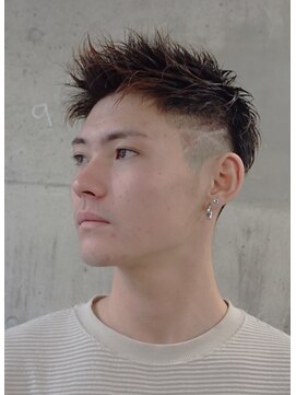 ココロコ(COCO LOCO) ベリーショート フェード ライン