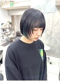 フェイスレイヤー/グリーン/酸性ストレート/ブリーチストレート