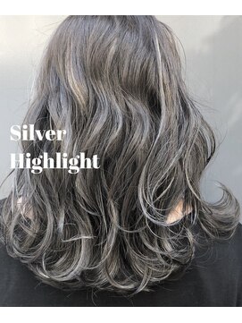 プレイスインザサン(PLACE IN THE SUN) 【花本】ハイライト シルバーグレイ｜30代40代50代