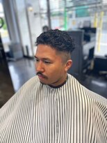 ヒロザバーバー(HIRO THE BARBER)&nbsp;フェード×スパイラル　宇部市/理容室/理容院/メンズカット