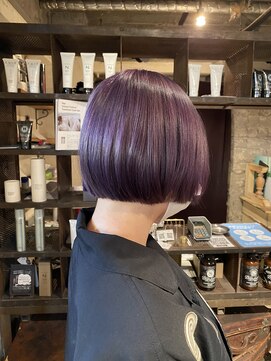 ロイジー(roijir) 【表参道 roijir】パープルカラー×ハイトーンカラー