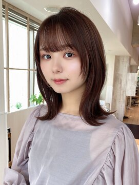 アフロート ディル(AFLOAT D'L) ★くびれヘアデジタルパーマチェリーブラウン