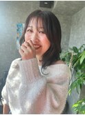 韓国風ミディアムスタイル