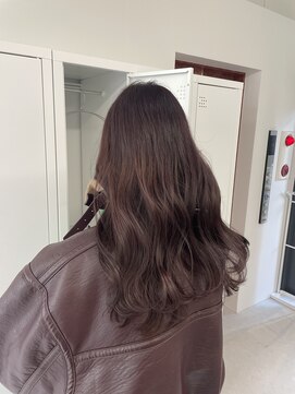 ヌーヴェル(nouvelle) ラベンダーブラウン×艶カラー