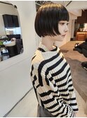 丸みミニボブ
