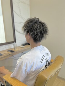 ラポールヘアー(rapport hair) ツーブロック×ハードツイストパーマ＊