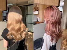 追求されたブリーチカラー!最小限のダメージと考え抜いたヘアケア!