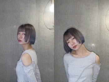 ロア(Roa)の写真/こだわりのデザインカラーでいつもとは違う貴方だけの髪色◇圧倒的な技術力でオリジナルのお洒落カラーに♪