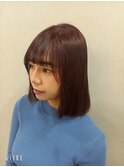 【髪質改善トリートメント】ピンク系カラーと相性抜群！