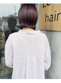 植田まい＊外ハネボブ×ピンクブラウン