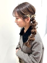 リコラックスビー(LICO LUXBE) ミディアム編み下ろし花飾り☆