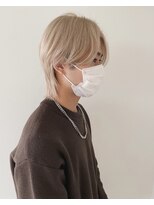 ロマリア 渋谷 渋谷宮益坂(Lomalia)&nbsp;【Lomalia渋谷】馴染むハイトーン/メンズウルフ/ブリーチカラー