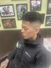 フェードカット+シェービング　