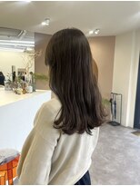 ピシェ ヘア デザイン(Piche hair design)&nbsp;くびれヘア/アプリコットオレンジ/ハイライトカラー/赤池