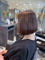 アース 南福島店(HAIR&MAKE EARTH)&nbsp;前下がりボブ
