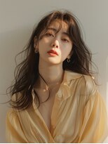 モードケイズ 調布店(MODE K's)&nbsp;レイヤーカット_韓国顔周り前髪カットブリーチダブルカラー