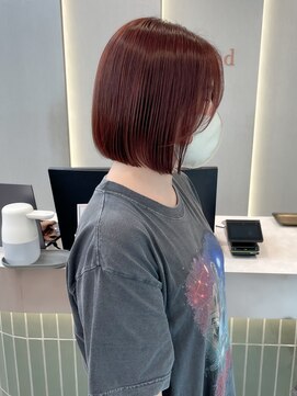 ロンド ブランシュ 錦糸町北口(Lond blanche) オリーブグレー/韓国レイヤーカット/マロンベージュ/ボブ/小顔