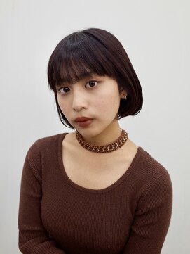 ヒュー 広島(HEW) 前髪あり内巻きボブ