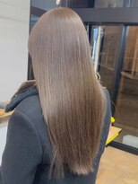 ミリ(mm)&nbsp;10代20代30代透明感グレージュブリーチ無しカラー髪質改善仙台