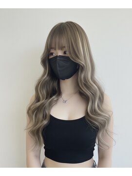 ハイライト風エクステ