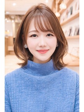 ルエ(rue) 大人可愛い20代30代40代小顔ミディアムレイヤーボブショートボブ