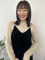 ディッシィ 立川(D'ICI)&nbsp;顔まわりカット/Gray Brown