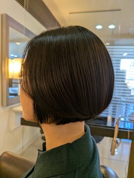 スタイル 成城学園前(STYLE) 耳かけショートボブ　絶壁解消ヘア　クビレショート