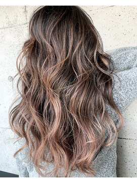 molt 麻生/レイヤーカット/ボブ/バレイヤージュ/ハイライト/海外ヘア 【モルト】 バレイヤージュ