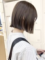 パークレーン アイス イヴェン(park lane ICI yeven)&nbsp;ブリーチなしショートボブレイヤーミディアム春カラー初カラー